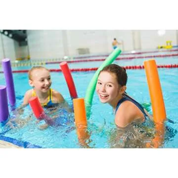 The Dreidel Company Floating Pool Noodles 52 Inches Assorted Colors