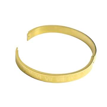 AIKESIWAI Roman Numeral Bracelet: Elegant & Versatile
