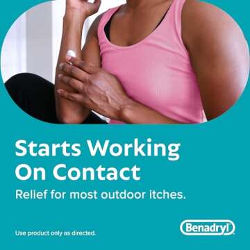 Benadryl Anti-Itch Cream for Bug Bite Relief, 2 Pack