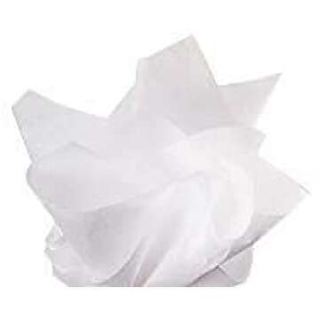 White Tissue Paper for Gift Wrapping, Gift Packaging, Floral, Birthday, Christmas, Halloween, DIY Cr...