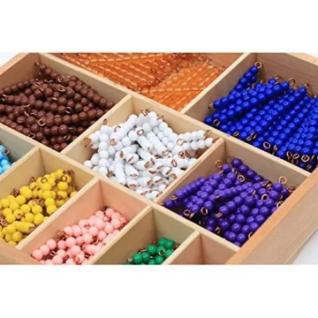 Bead Decanomial Montessori Learning Tools for Kids