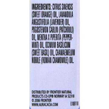 Aura Cacia Chill Pill Essential Oil Blend | GC/MS Tested for Purity | 15ml (0.5 fl. oz.)