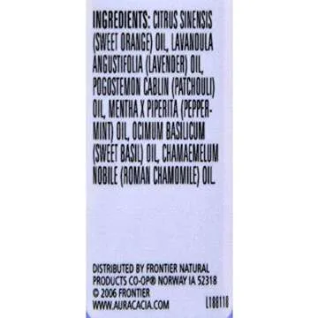 Aura Cacia Chill Pill Essential Oil Blend | GC/MS Tested for Purity | 15ml (0.5 fl. oz.)