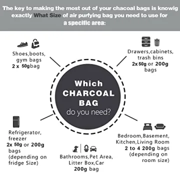 Bamboo Charcoal Shoe Deodorizer Bags Odor Eliminator