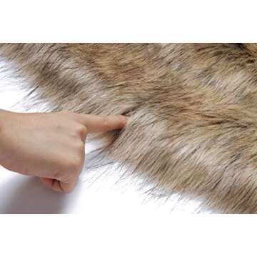 Elegant Bridal Faux Fur Wrap for Weddings and Occasions