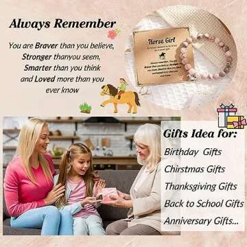 FYUKISS Horse Gifts for Girls, Horse Stuff, Horse Jewelry Bracelet Ages 8-12 10-12