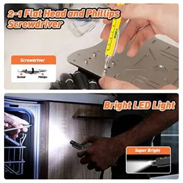 KEZKALS Gifts for Men, 9 in 1 Multitool Pen Set, Fathers Day Dad Gifts from Daughter, Wife, Son, Mens Gift for Him Dad Husband, Birthday Gift for Men Who Have Everything, Cool Gadgets for Mens