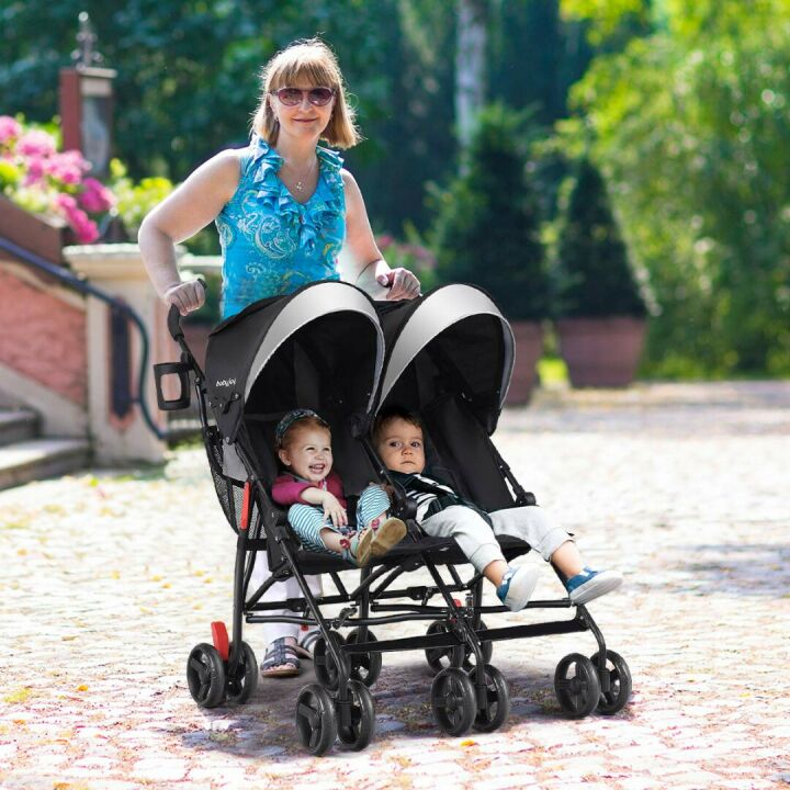 BABY JOY Double Lightweight Stroller Travel Design