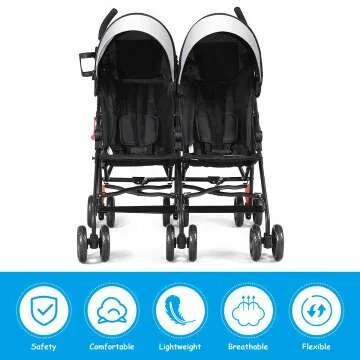 BABY JOY Double Lightweight Stroller Travel Design