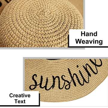 Foldable Beach Hats for Women - Stylish Sun Protection