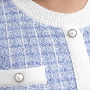 URBAN REVIVO Women's Trendy Tweed Sweater Dress - X-Small