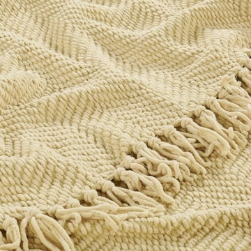 Home Soft Things Cozy Knitted Throw Blanket 50'' x 60''