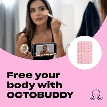 OCTOBUDDY Silicone Suction Phone Mount for Hands-Free Use