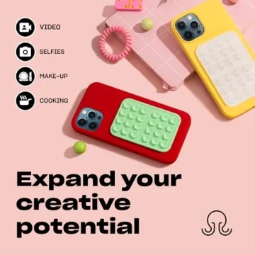 OCTOBUDDY Silicone Suction Phone Mount for Hands-Free Use