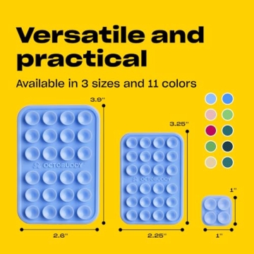 OCTOBUDDY Silicone Suction Phone Mount for Hands-Free Use