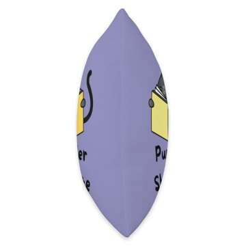 The Cozy Mystery Company Cat Cozy Mystery Kitten Reading a Book Throw Pillow, 16x16, Multicolor