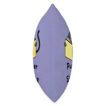 The Cozy Mystery Company Cat Cozy Mystery Kitten Reading a Book Throw Pillow, 16x16, Multicolor