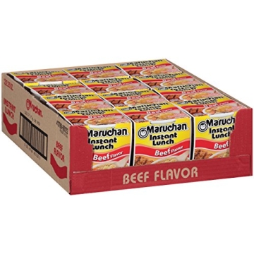 Maruchan Instant Lunch Beef Ramen Noodle Soup 12 Count Pack