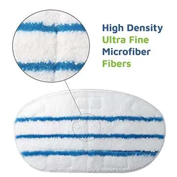 Washable Steam Mop Pads for PurSteam ThermaPro 10-in-1