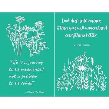 Artstencils Flowers Theme Stencils,Self-Adhesive Reusable Mesh Silk Screen Stencil for Painting on...