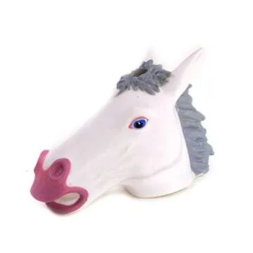 Mcphee Archie Squirrel Feeder Unicorn Head for Backyard Fun