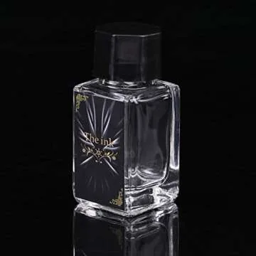 Eboxer 2 Colors Calligraphy Pen Set Vintage Quill Pen with Refined Plated Rod, Pen for Writing Signature, As a People Holiday/Party/Wedding/Home Decoration (Red)