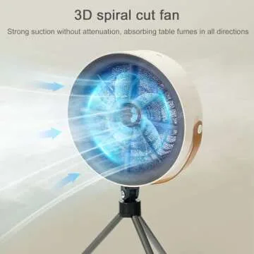 Smoke Away Purifier Fan, Smokeaway Purifier Fan, Lorivu Portable Smoke Purifier, Portable Smoke Air Purifier Fan, Smoke Filter for Smoking Indoors with 12 PCS Filter Cotton