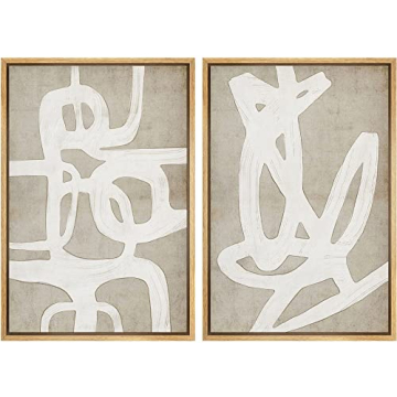 Elegant SIGNWIN Wall Art Set - Minimalist Canvas Prints