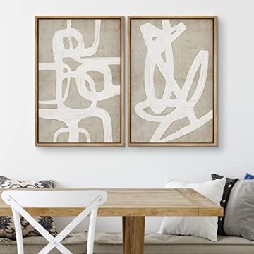Elegant SIGNWIN Wall Art Set - Minimalist Canvas Prints