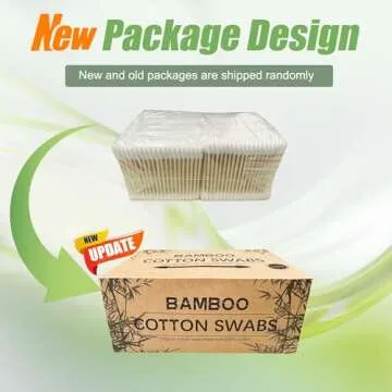 1200pcs Precision Tip Cotton Swabs for Makeup, Bamboo Sticks and Double Pointed