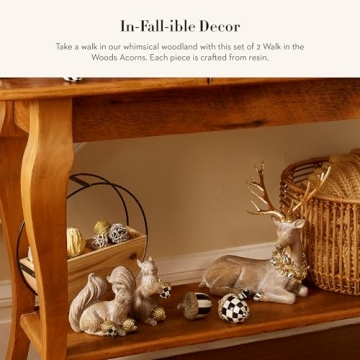 MACKENZIE-CHILDS Decorative Acorns for Elegant Fall Decor