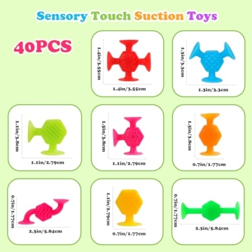 Engaging Textured Suction Cup Bath Toys for Kids 4-8