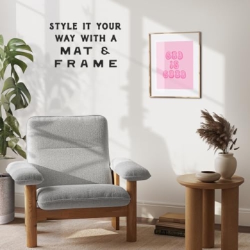 Trendy Pink Preppy Christian Wall Decor for Home