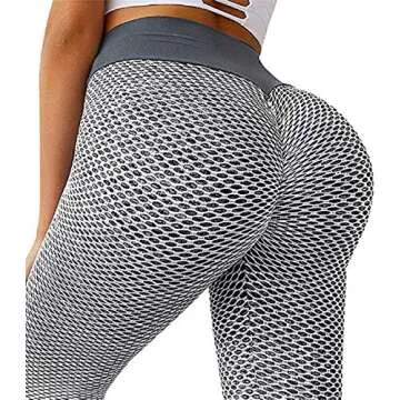 JGS1996 Butt Lifting Leggings for Women Tummy Control Workout Yoga Pants High Waisted Scrunch Booty Gym Compression Tights