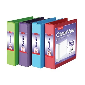 Cardinal 3 Ring Binders - Colorful, Durable, 2 Inch Binders for School and Office