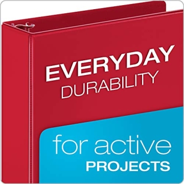 Durable Cardinal 3 Ring Binders for School and Office