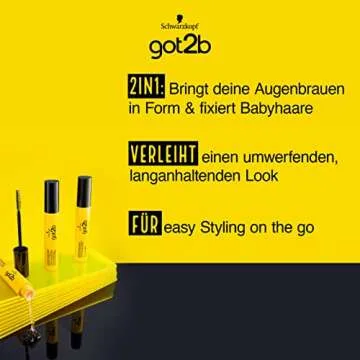 Got2b Glue Brow and Hair Gel, 2in1 & Vegan Formula