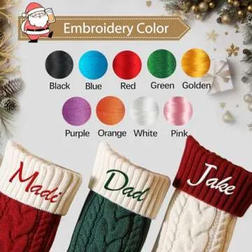 Personalized Christmas Stocking | CRSTAFU Custom Xmas Gift