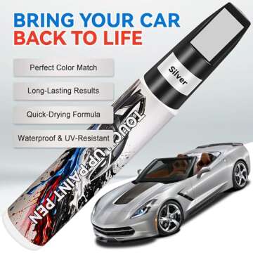 Touch Up Paint for Cars, Silver Car Paint Touch Up Pen, Car Paint Scratch Repair, Auto Paint Repair ...