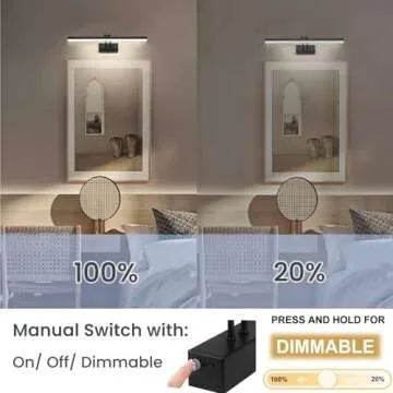 FUNCHDAY Wireless Picture Light - Rechargeable Art Lighting