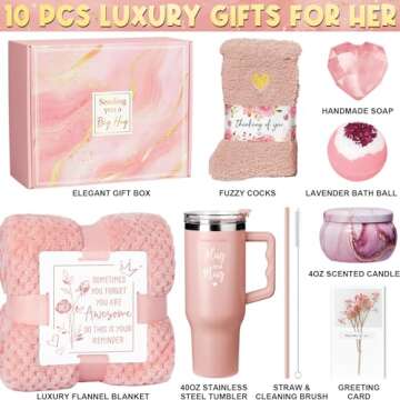 Qinline Mother’s Day Gifts for Mom - Birthday Gifts for Women Spa Care Package