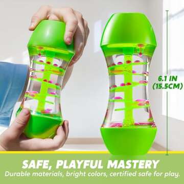 JOYIN 4-Pack Fidget Tubes for Kids | Sensory Stress Relief & Therapy Tools