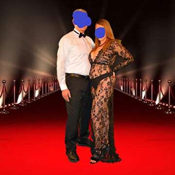 COSYOU Black Halloween Dress Womens Costume Clothing Mesh Night Gown Robe See Plus Size Vestidos (XL, Black)