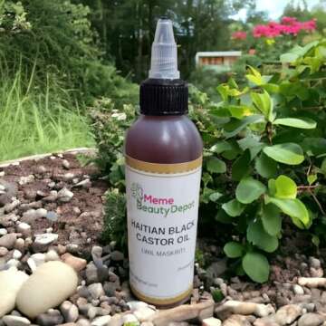 Meme Beauty Depot Haitian Black Castor Oil for Healthy Hair