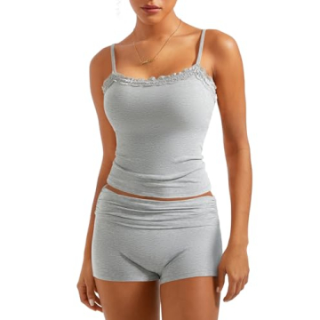 SUUKSESS Women's 2 Piece Lounge Set - Soft, Stylish & Comfortable Sleepwear