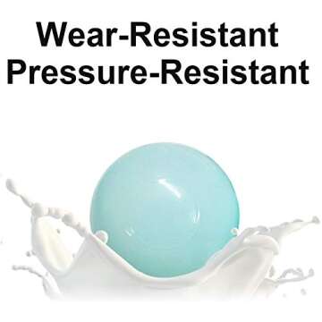 LA FEIER Deluxe Foam Ball Pit Kiddie Balls Pool Toddler Playpen Soft Round Ball Pool Play Toy for Baby Kids Children Indoor & Outdoor, Pink