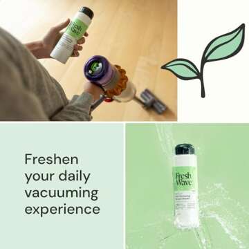 Fresh Wave Vacuum Odor Eliminating & Deodorizer Beads, 5.25 oz. - Safer Odor Relief, Natural Plant-Based Odor Eliminator, Odor Absorbers for Home, Keeps Vacuum Fresh Between Uses