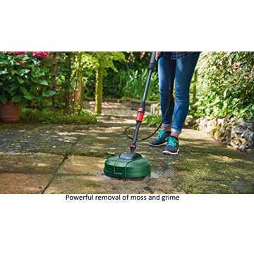 Bosch F016800611 Pressure Washer Home and Car Cleaning Kit (with patio Cleaner, wash Brush and 90 degree nozzle, in Carton Packaging)