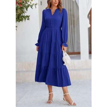 PRETTYGARDEN Women's Maxi Dress - Elegant & Flowy