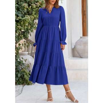 PRETTYGARDEN Women's Maxi Dress - Elegant & Flowy